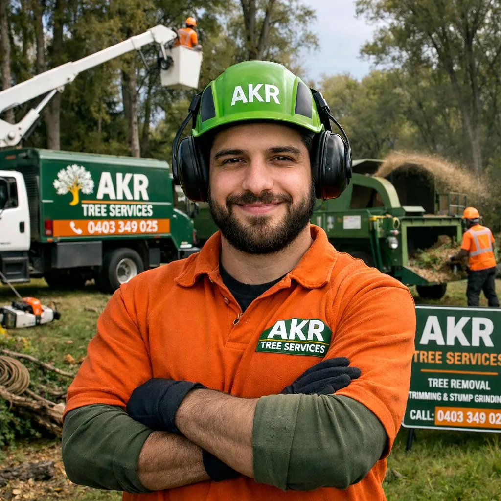 AKR Tree Services crew completing tree work in Melbourne