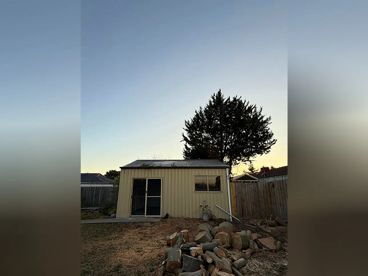 After tree removal, Melbourne job #6